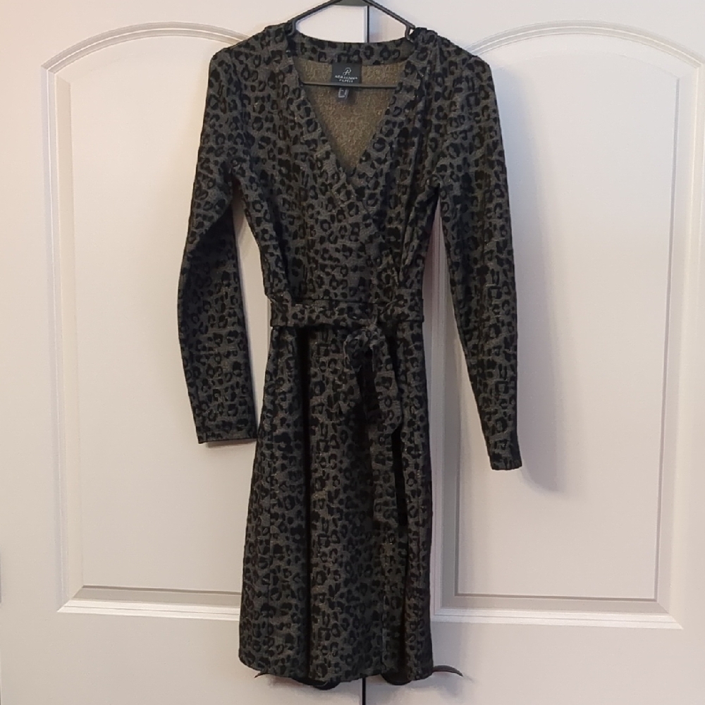 Adrianna Papell Animal Print Dress
